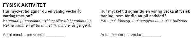 Fysisk aktivitet